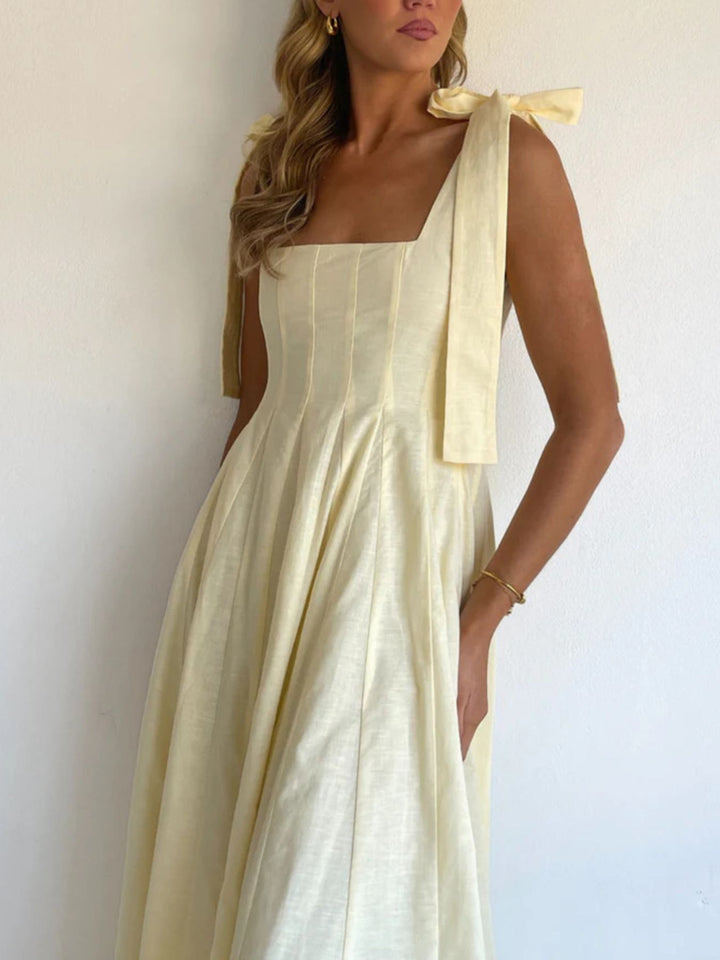 Charlotte | Gradient Tie Shoulder Maxi Dress