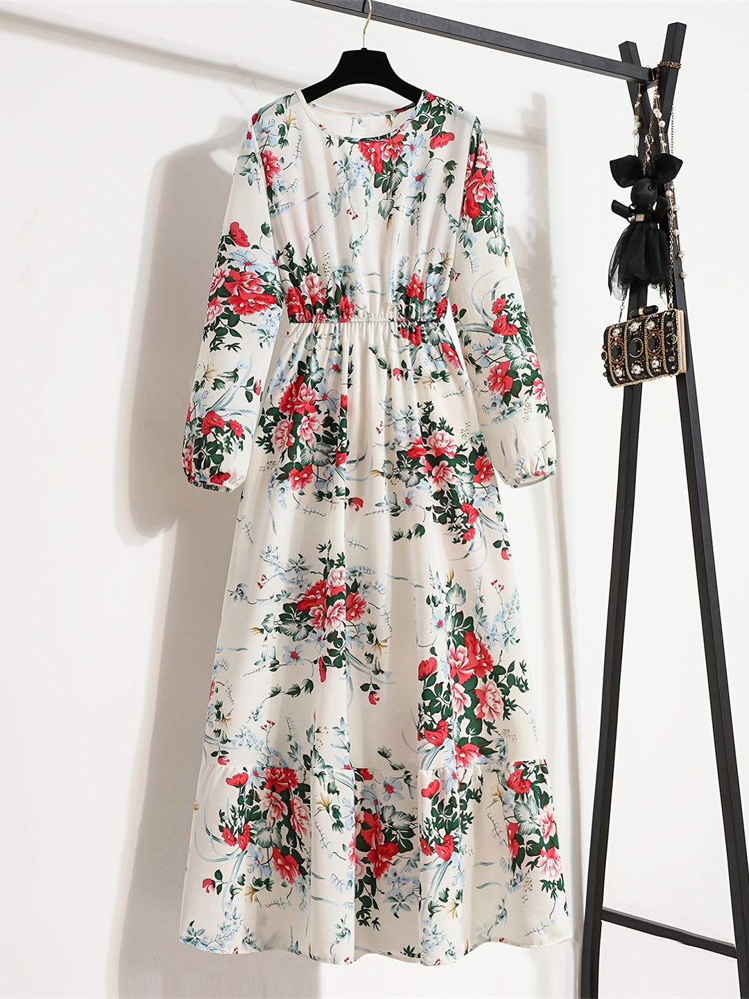 Lore | Floral A-Line Maxi Dress