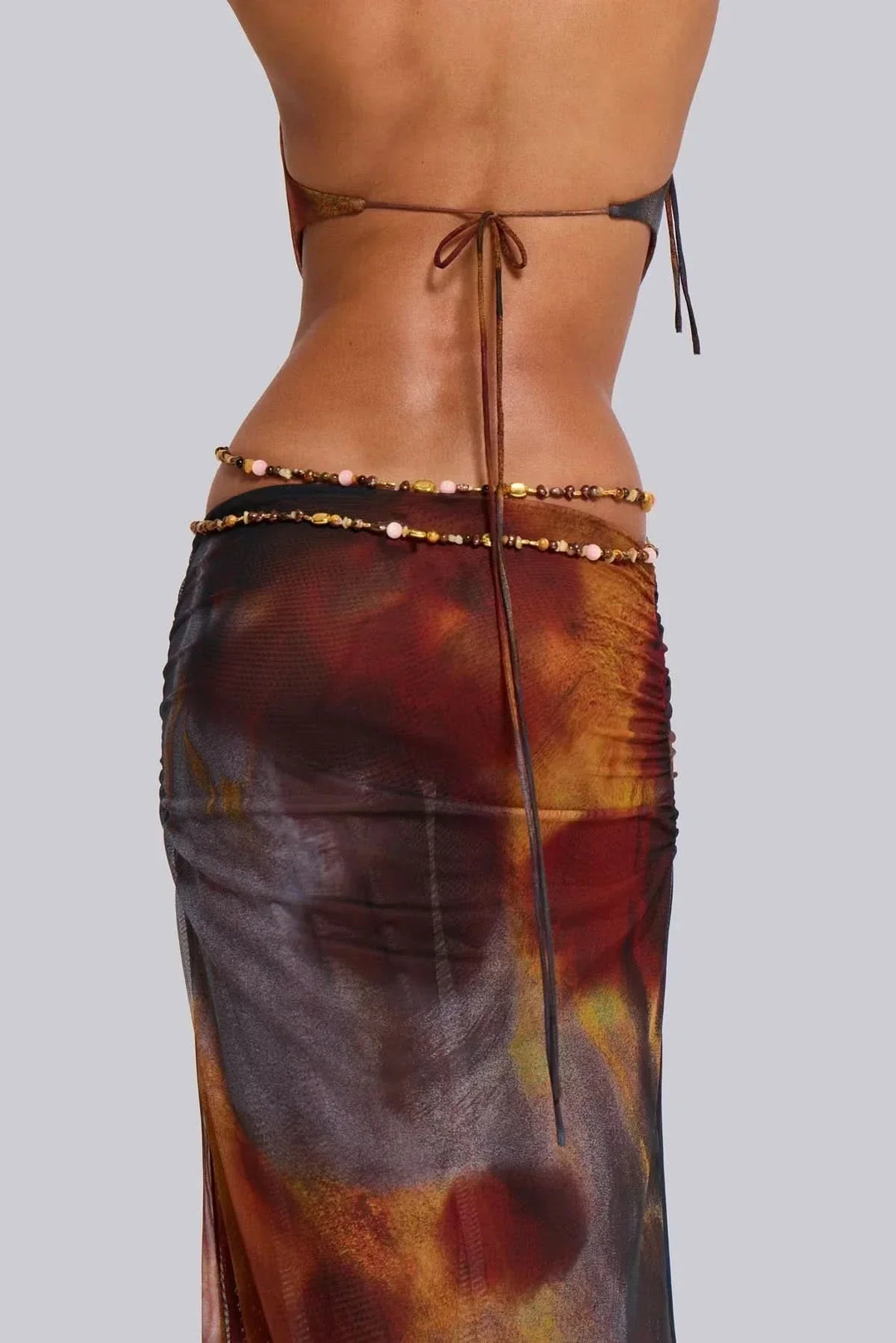 Zafira | Cut-Out Halter Maxi Dress