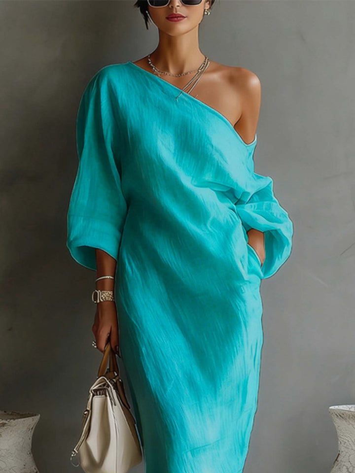 Maëlle | Balloon Sleeve Maxi Dress