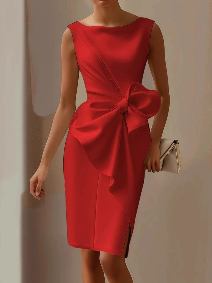 Elo | Bow Detail Midi Dress