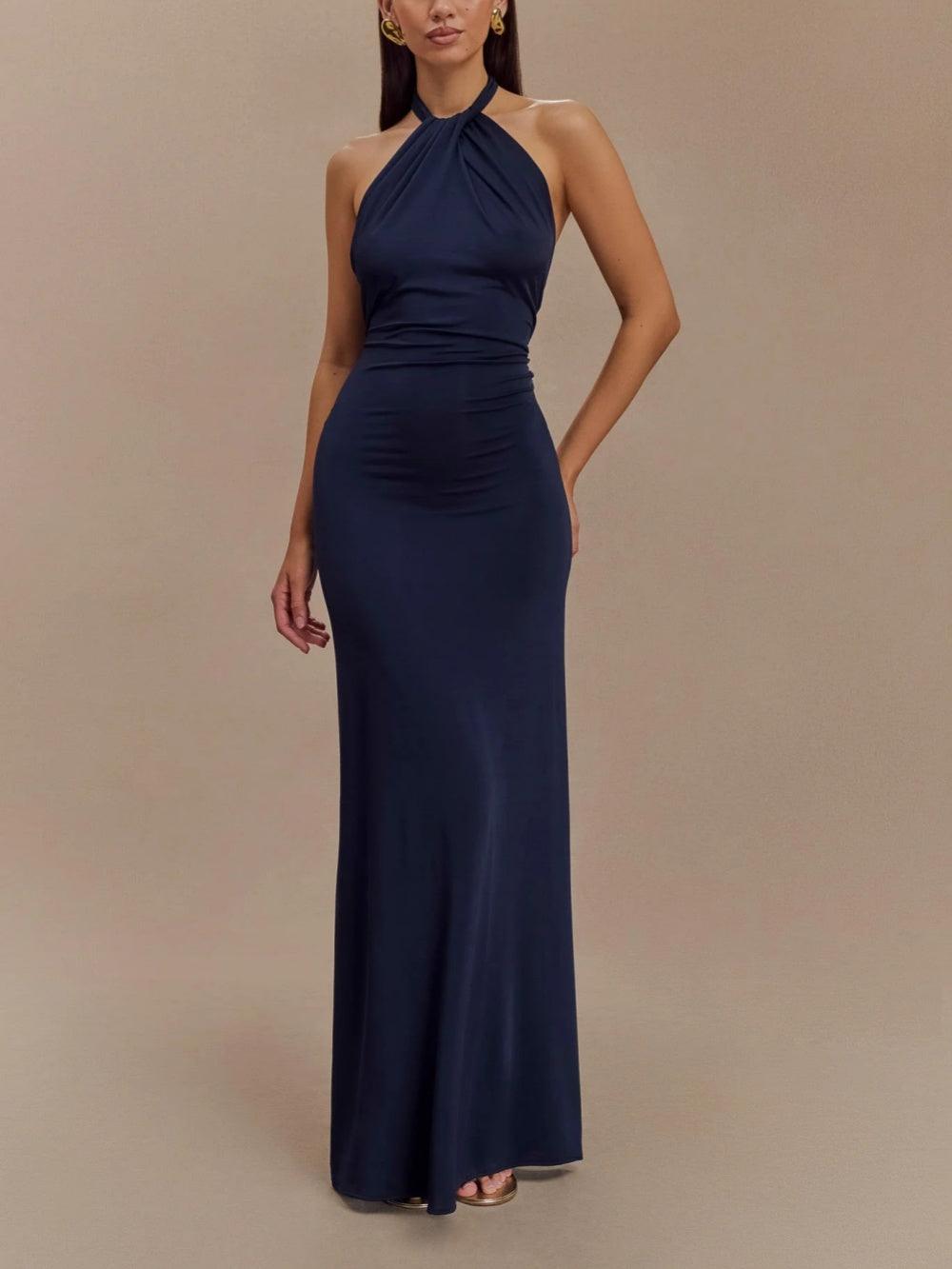 Lima | Halter Maxi Dress