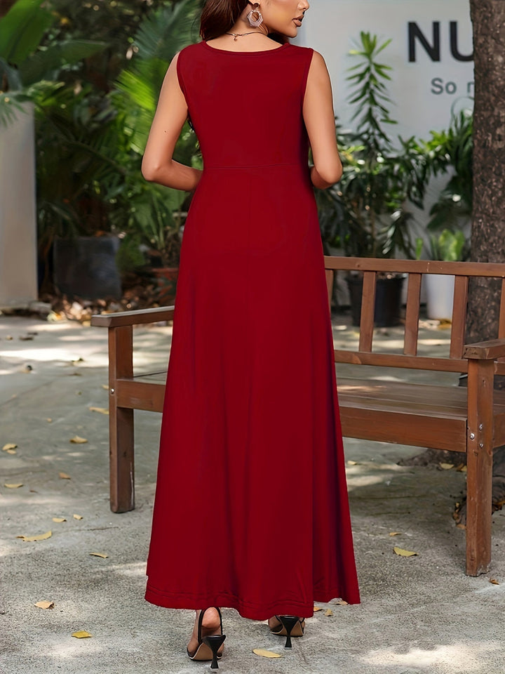 Aveline | Sleeveless Flow Maxi Dress