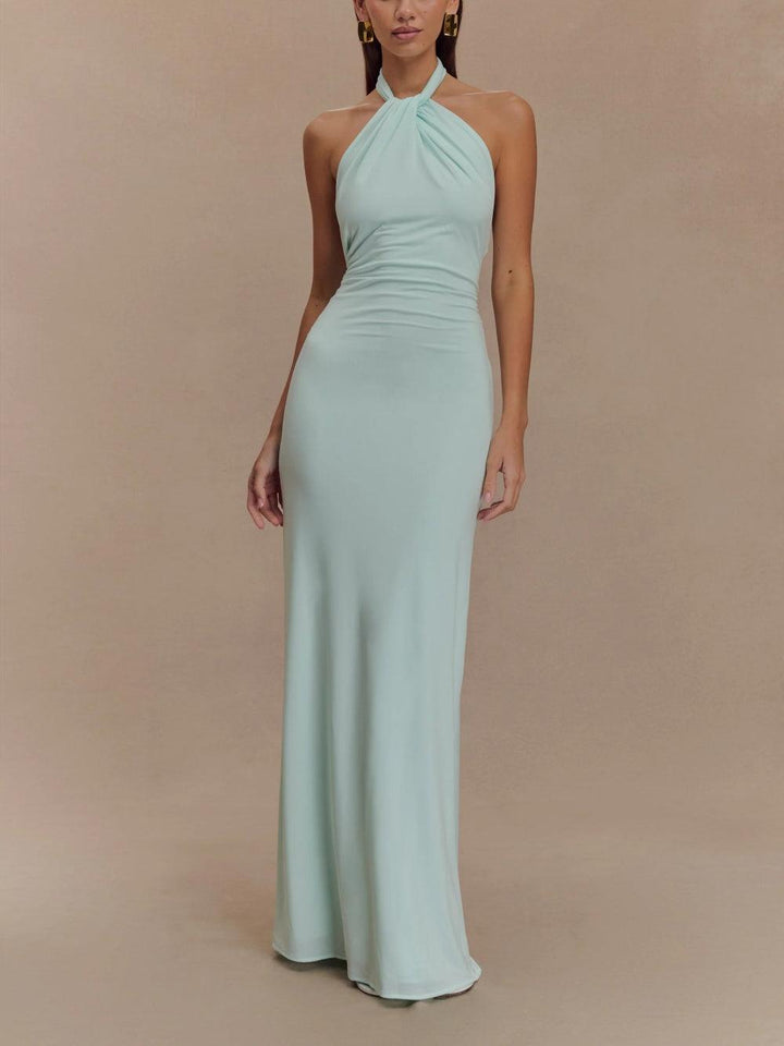 Lima | Halter Maxi Dress