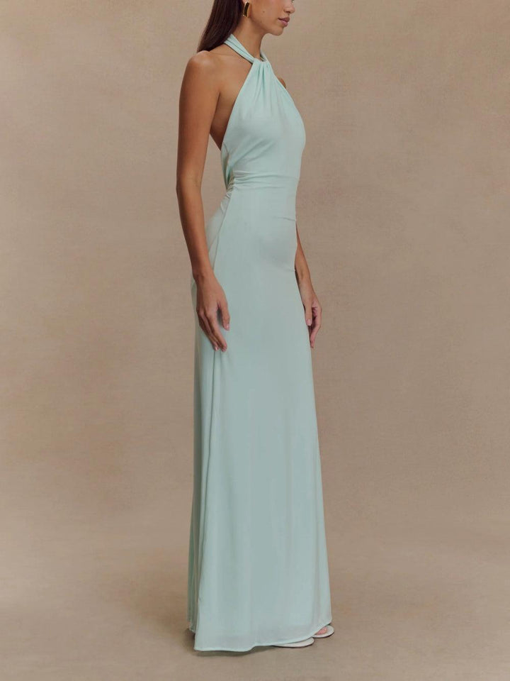 Lima | Halter Maxi Dress