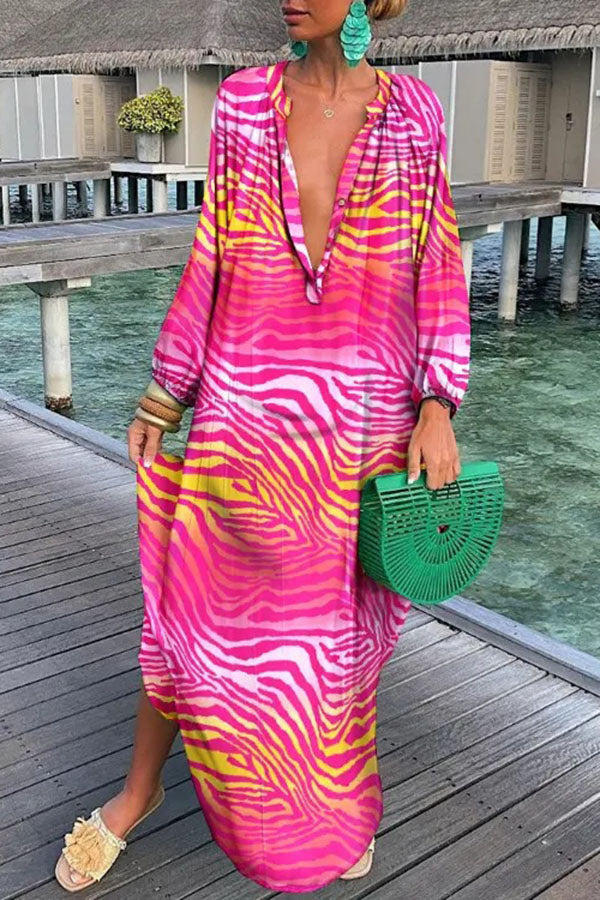 Zora | Printed Maxi Dress