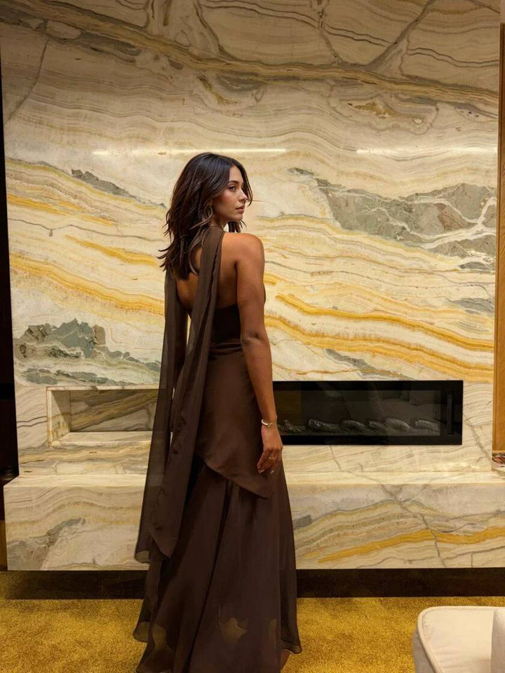 Zarelle | Tulle Slit Dress