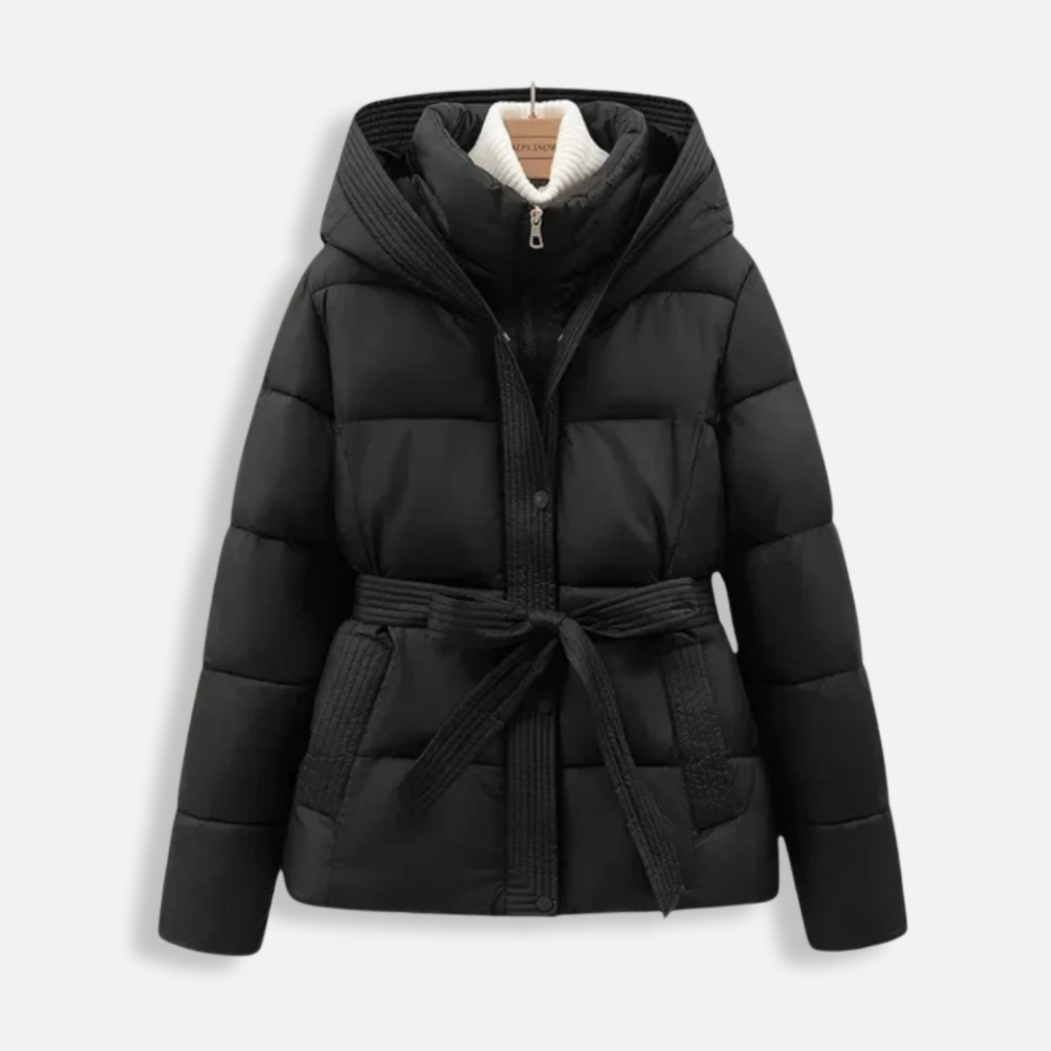 Arden | Parka d’Hiver Ceinturée pour Femme