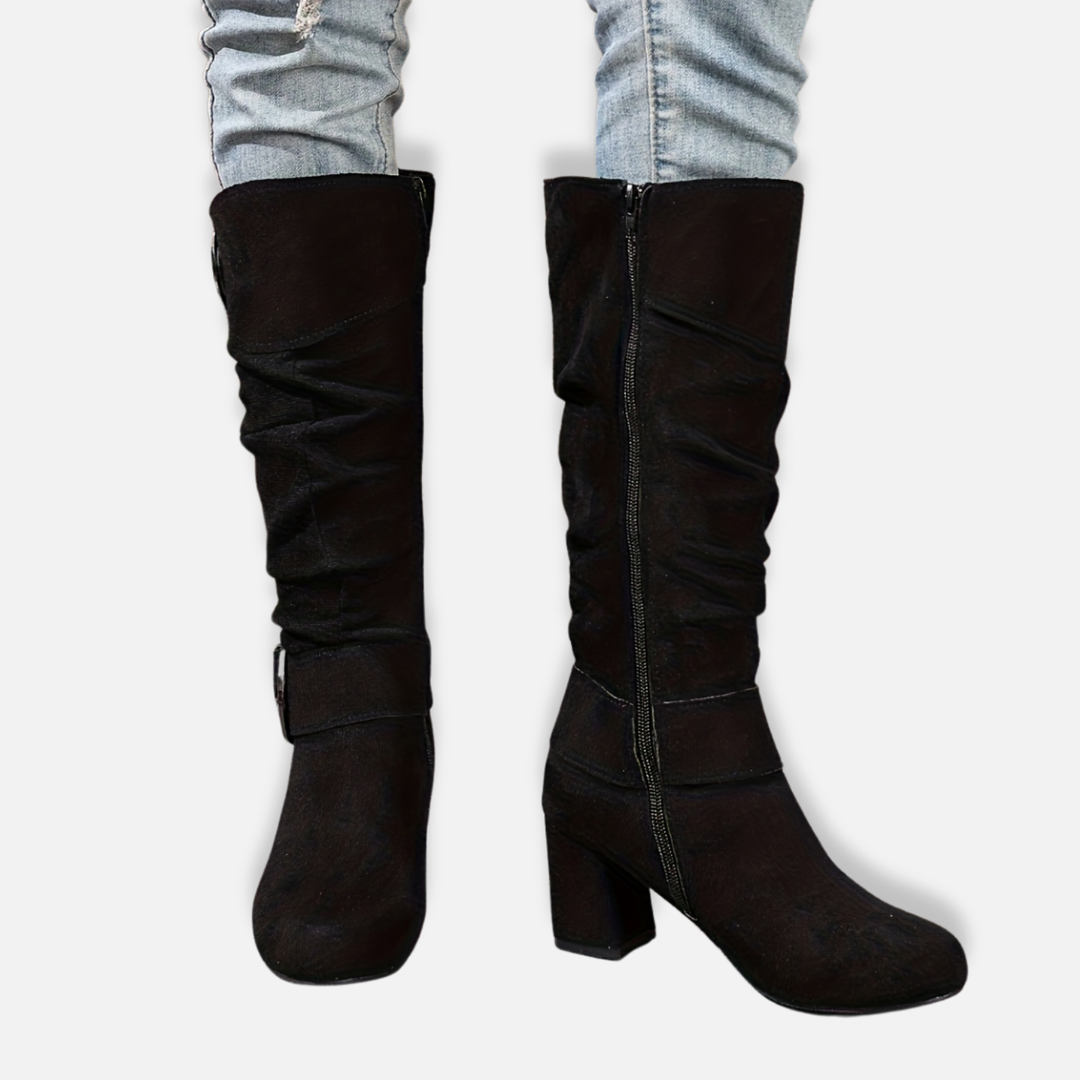 Arden | Bottes Hautes en Suédine pour Femme