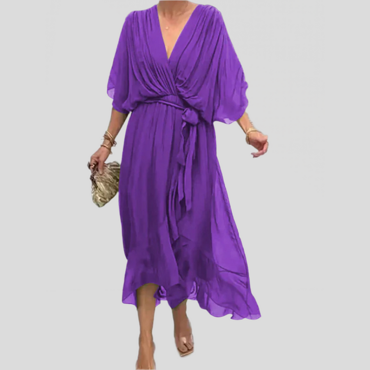 Serel | Tiered Ruffle Midi Dress