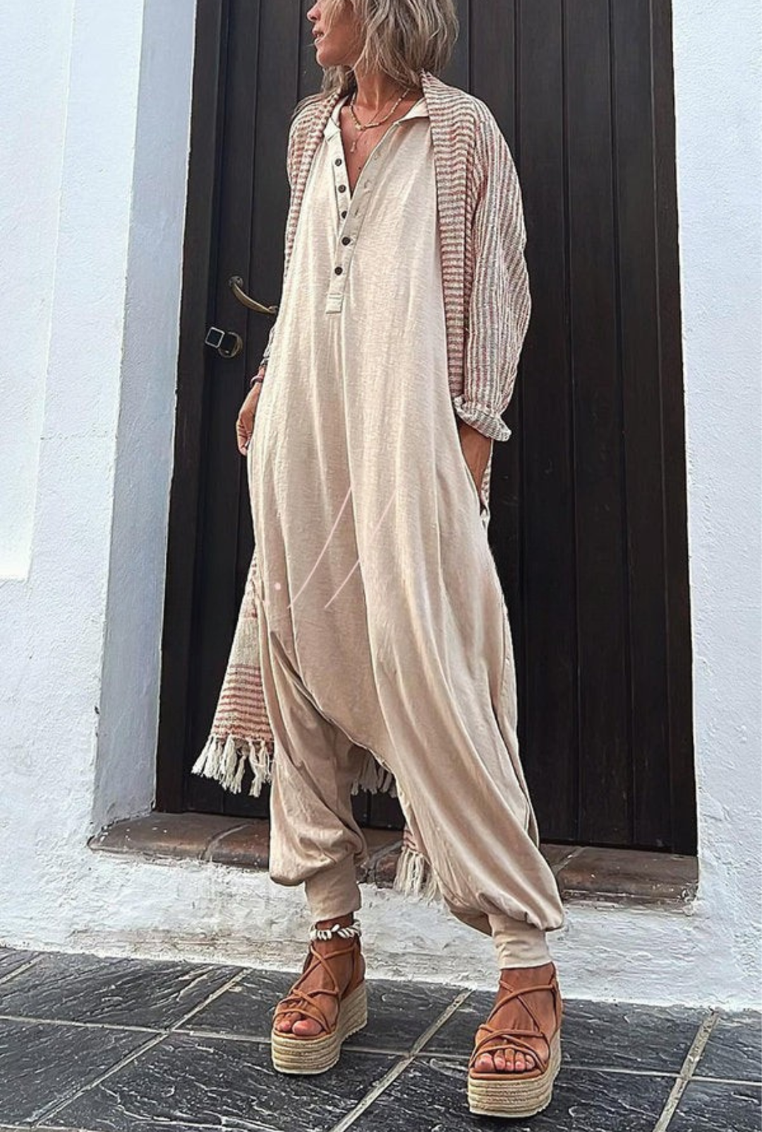 Noreya | Hooded Sleeveless Jumpsuit