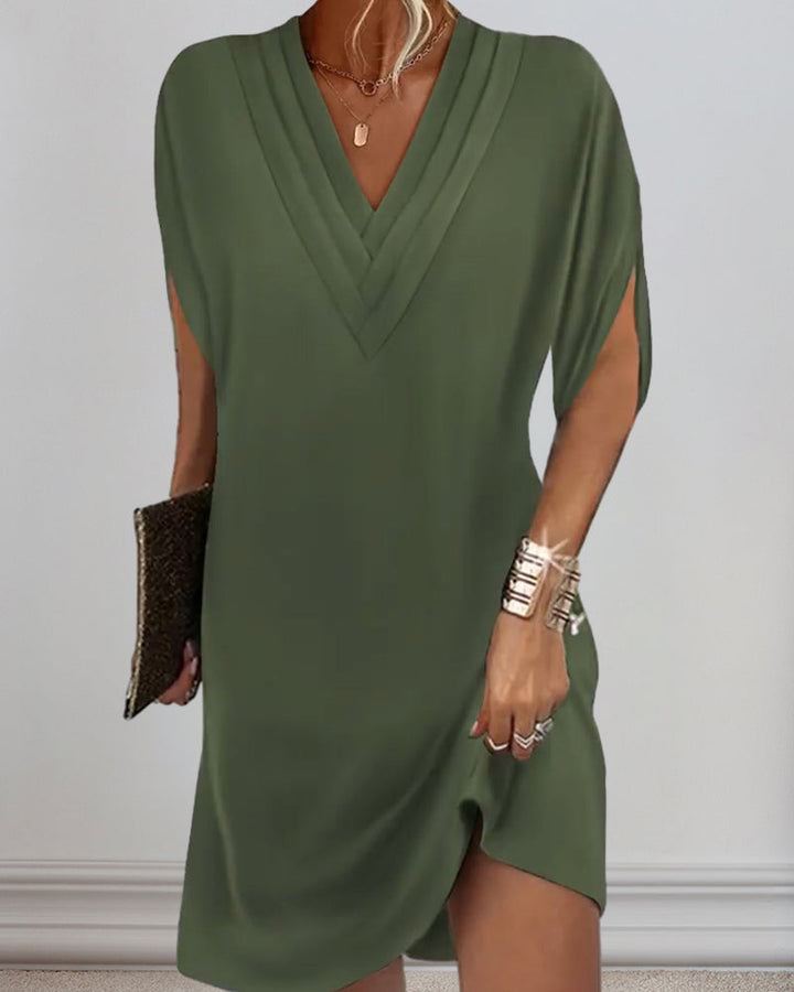 Elise | V Neck Dress