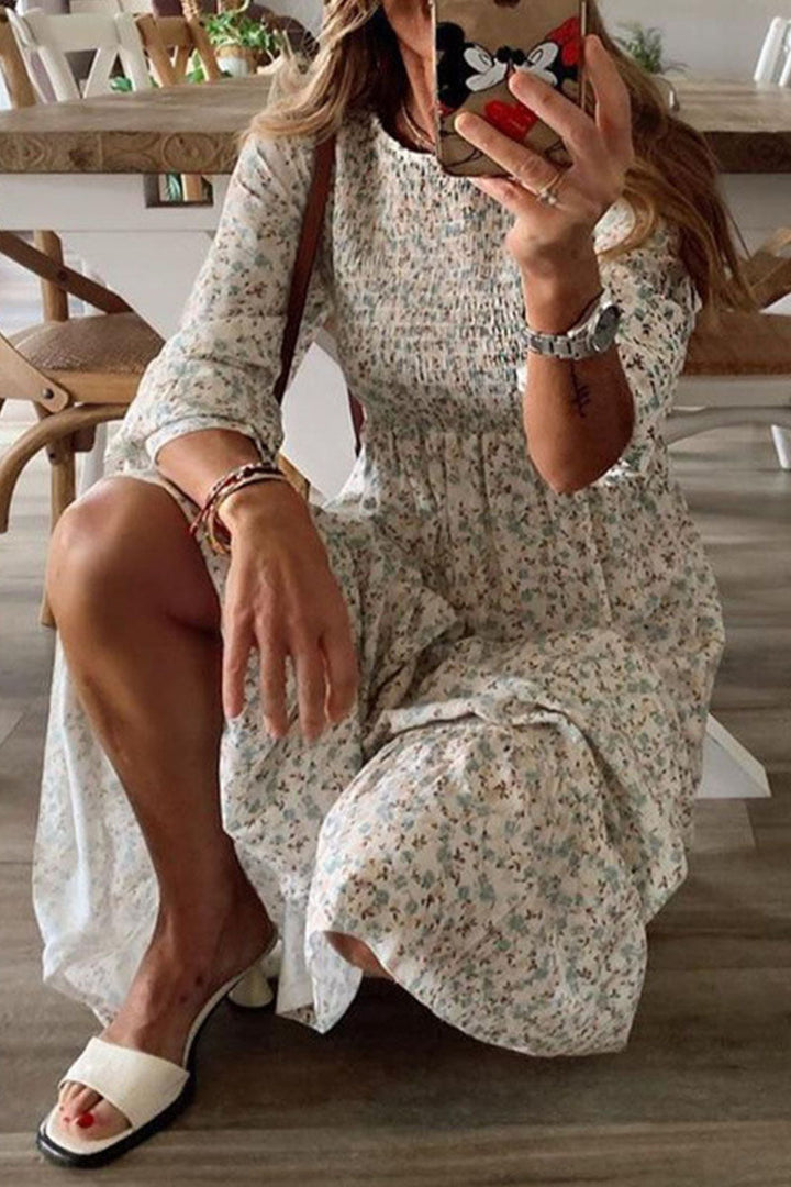 Serrana | Vintage Floral Maxi Dress