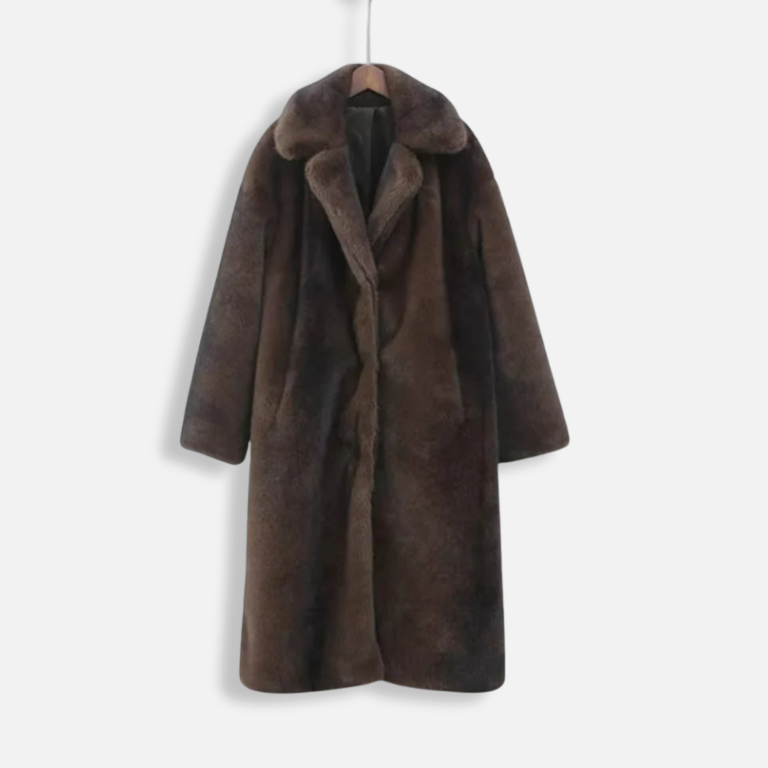 Arden | Trench Long en Fausse Fourrure pour Femme