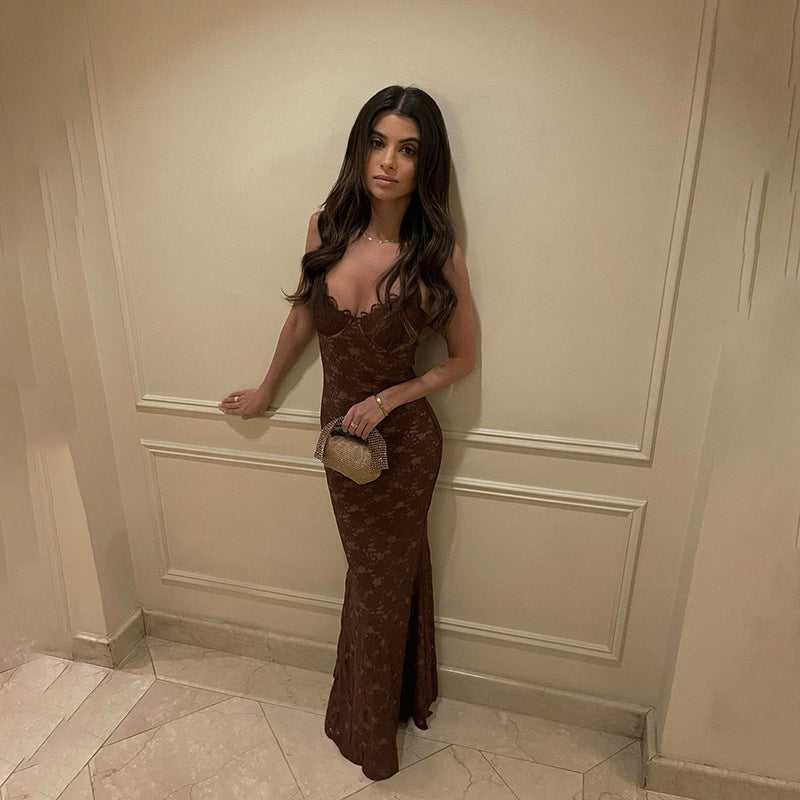 Saelune | Lace Maxi Dress