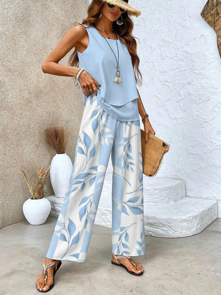 Juléa | Blouse and Wide-Leg Set