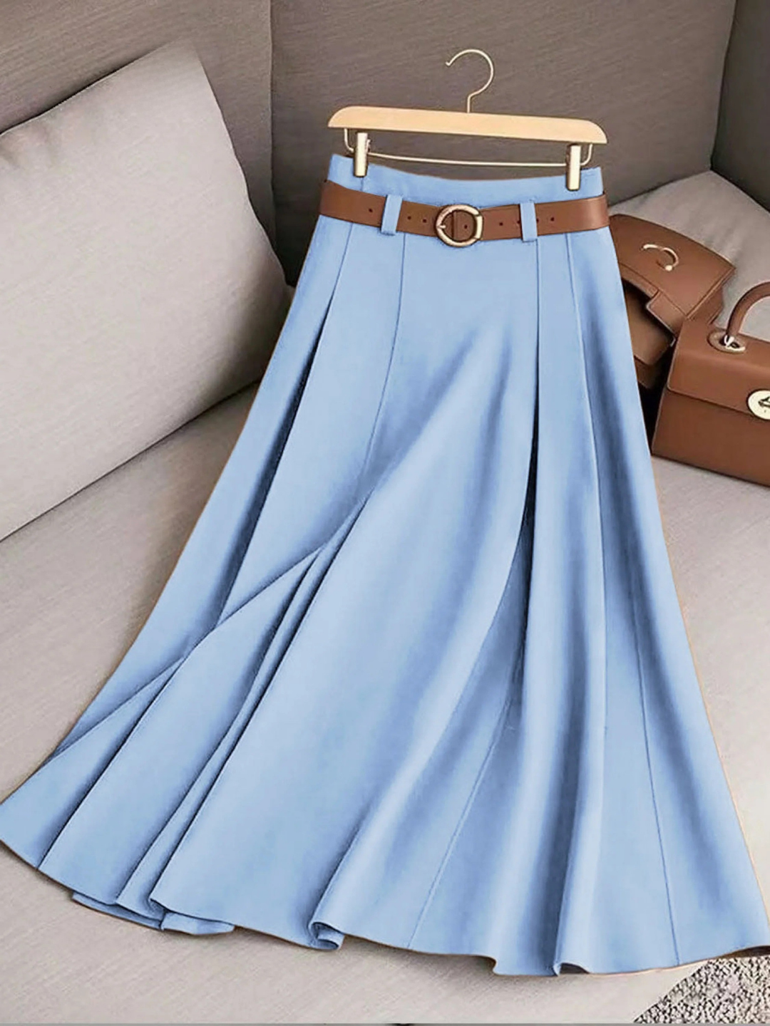 Lorena | Pleated Maxi Skirt