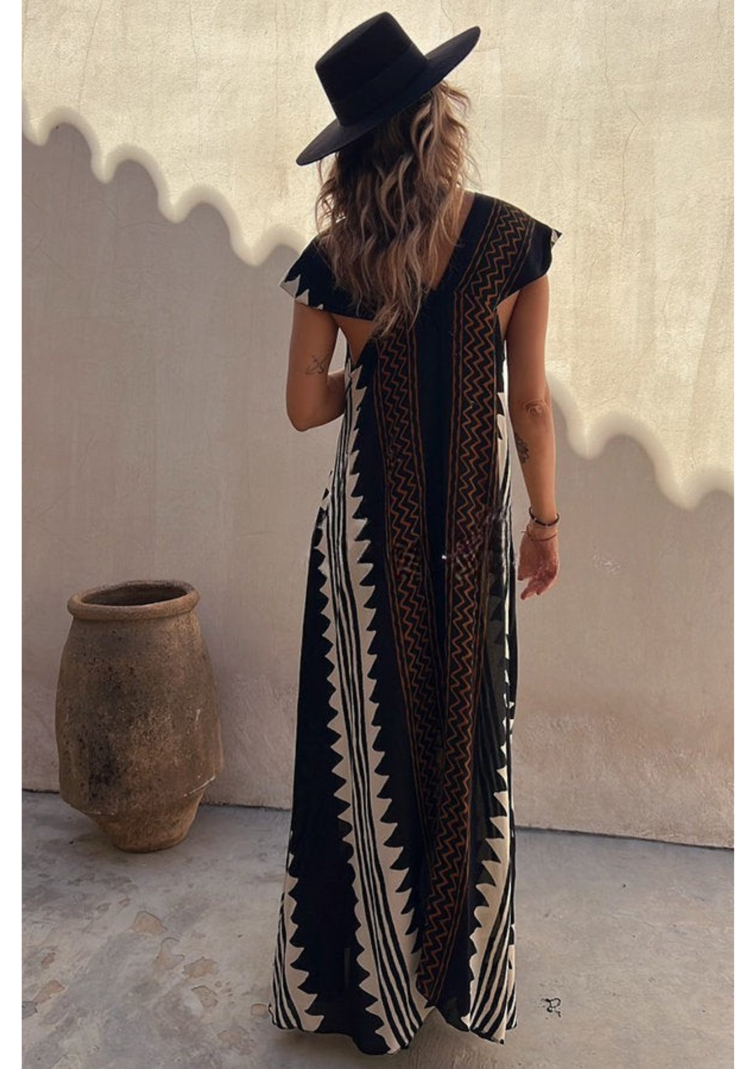 Solenne | Printed Maxi Dress