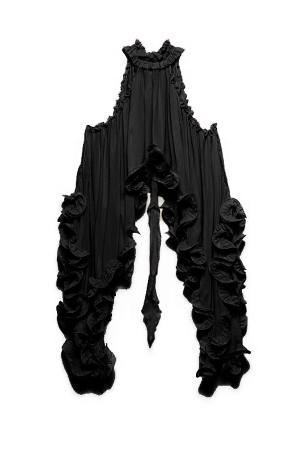Althea | Chiffon Ruffle Top