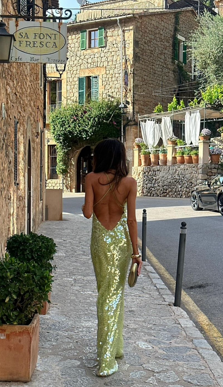 Brielle | Sequin Backless Party Dress