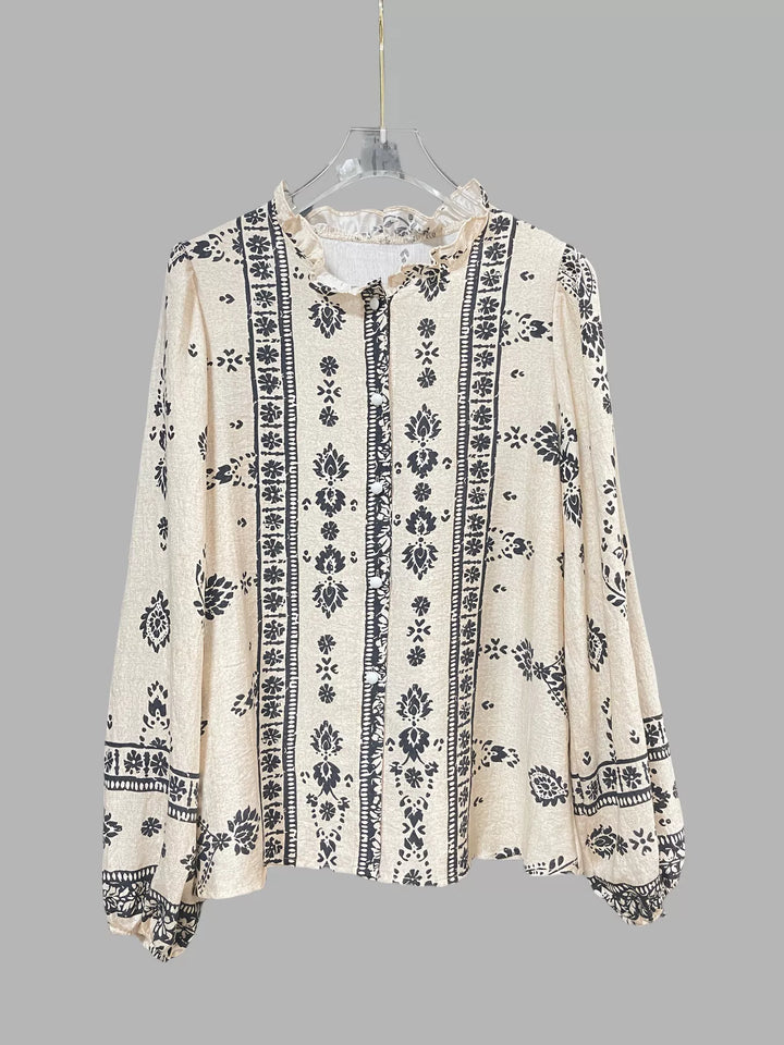 Althea | Vintage Print Blouse
