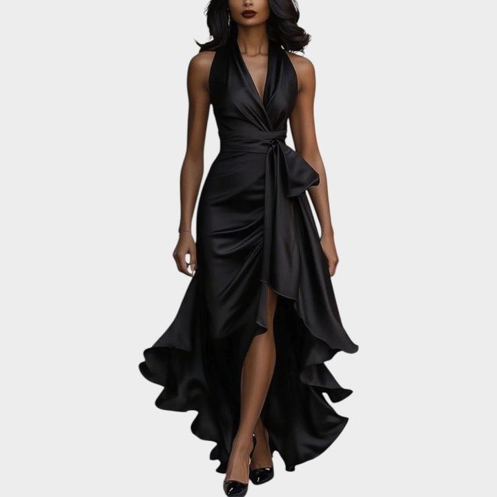 Avelora | Halter Wrap Gown