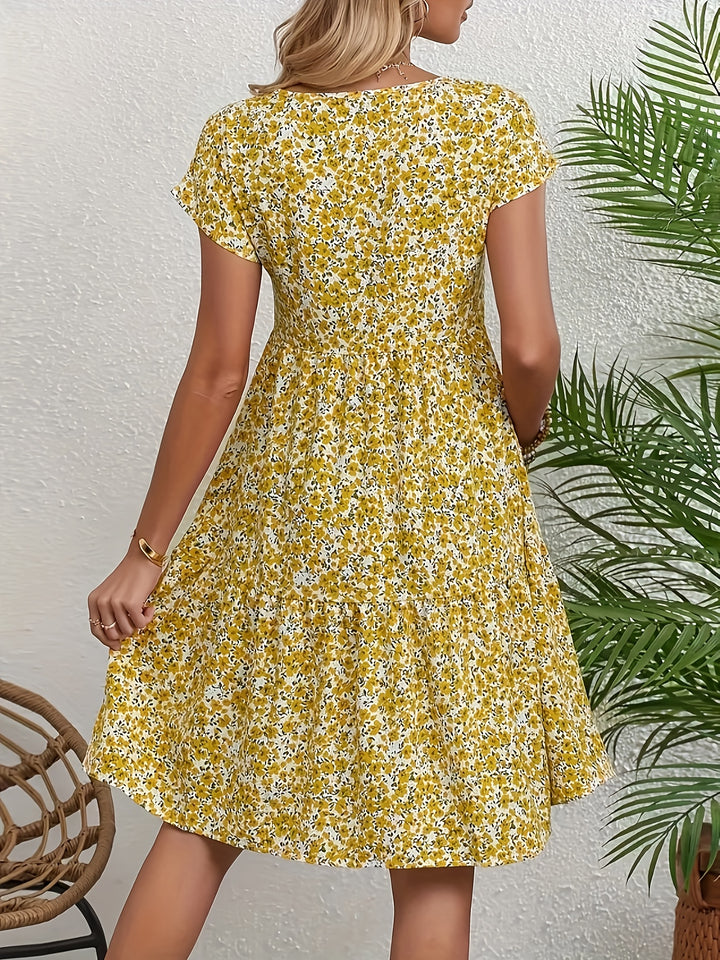 Amelie | Floral Midi Dress
