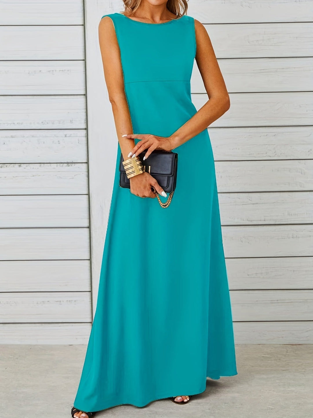 Aveline | Sleeveless Flow Maxi Dress
