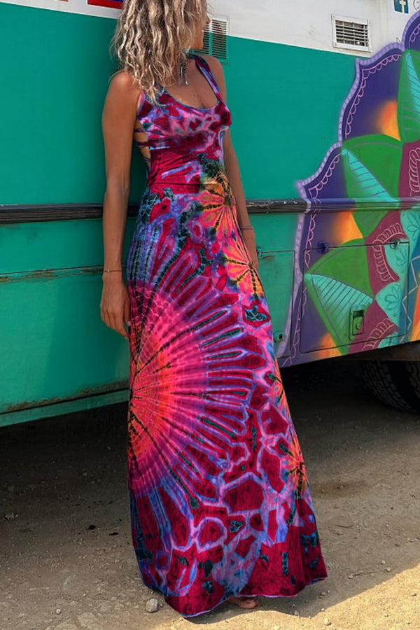 Zafira | Open Back Maxi Dress