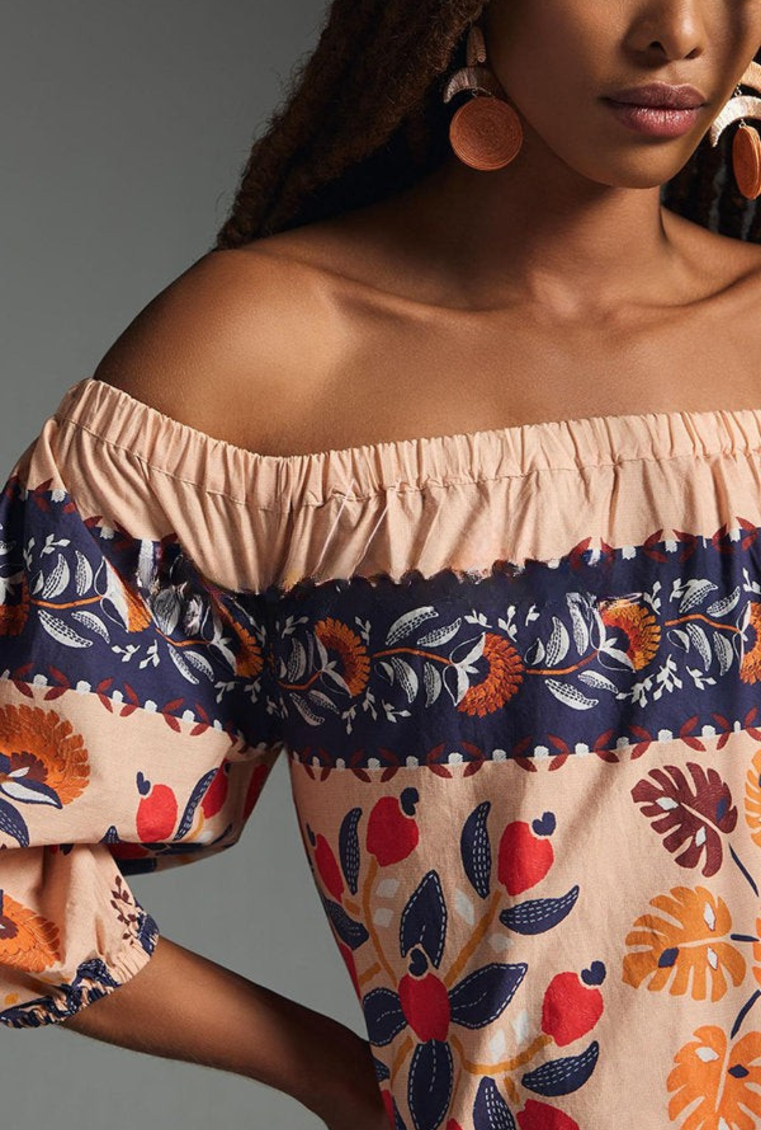 Maréa | Off-Shoulder Boho Maxi Dress