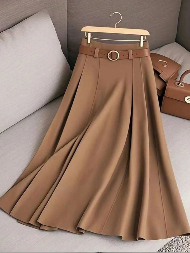 Lorena | Pleated Maxi Skirt