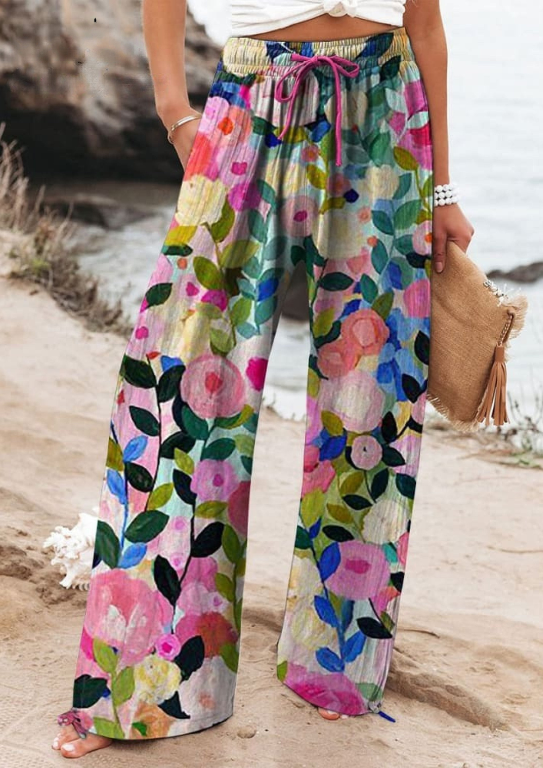 Rosalinn | Floral Linen Shirt