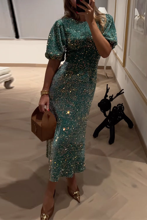Emerielle | Sequin Midi Dress