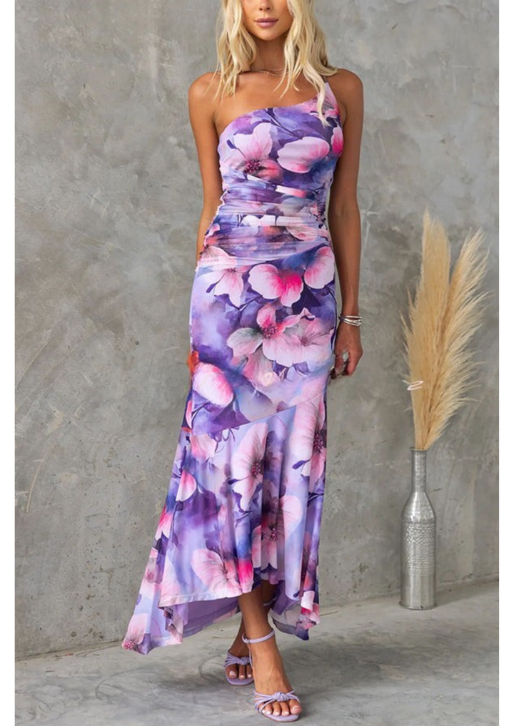 Seraphina | One Shoulder Maxi Dress