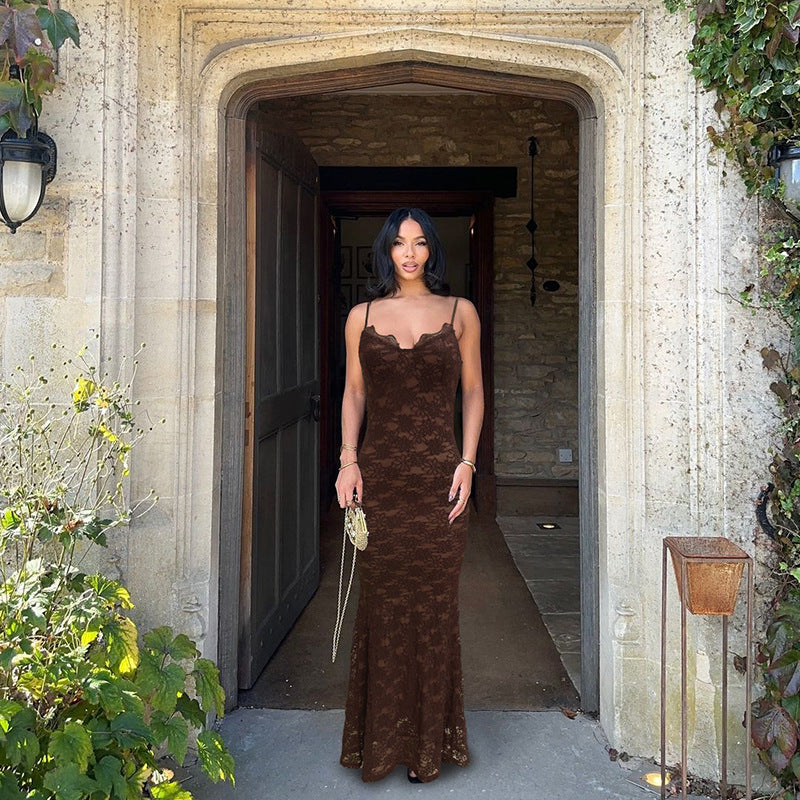 Saelune | Lace Maxi Dress