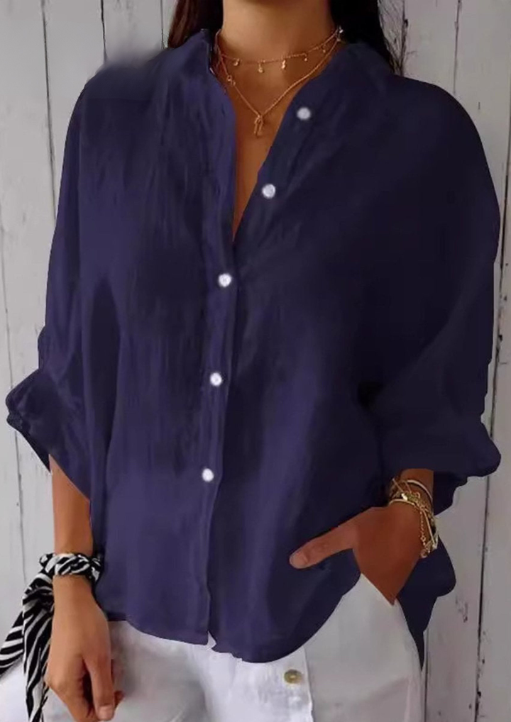Elodie | Linen Tie-Back Shirt