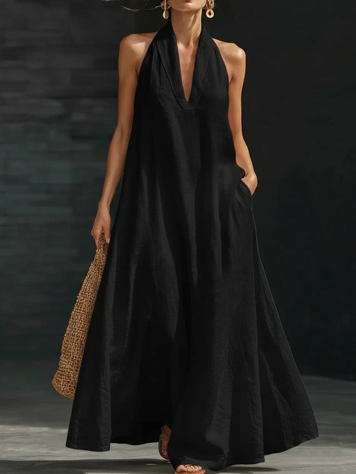 Avena | Halter Maxi Dress