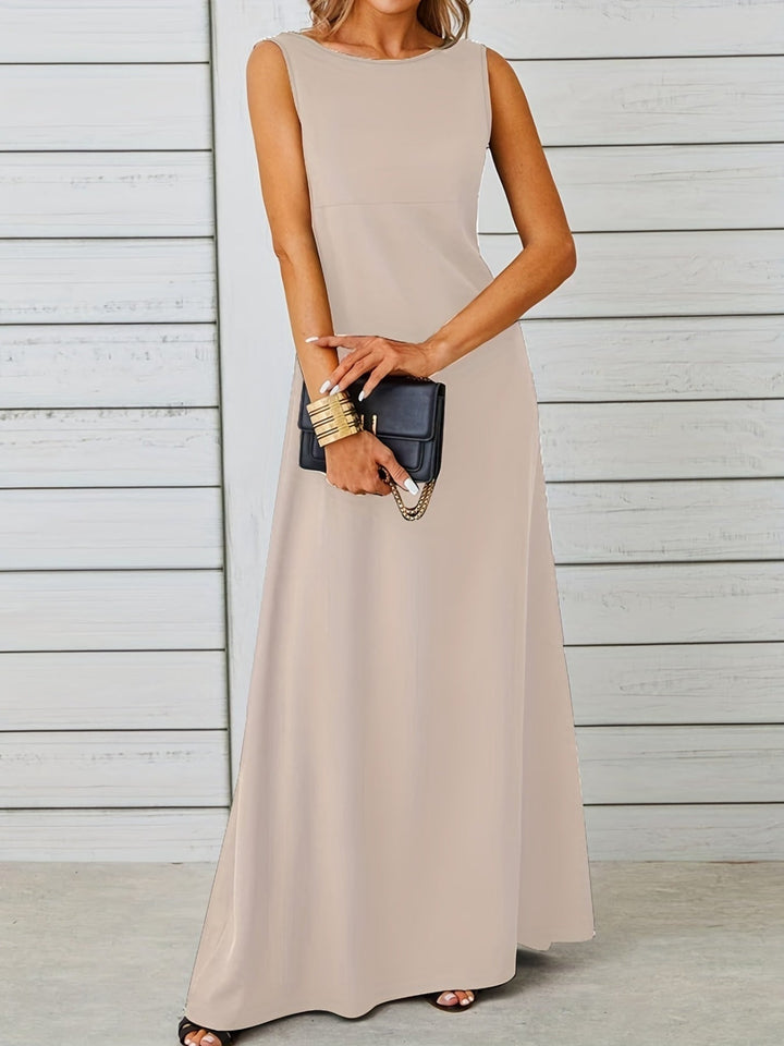 Aveline | Sleeveless Flow Maxi Dress