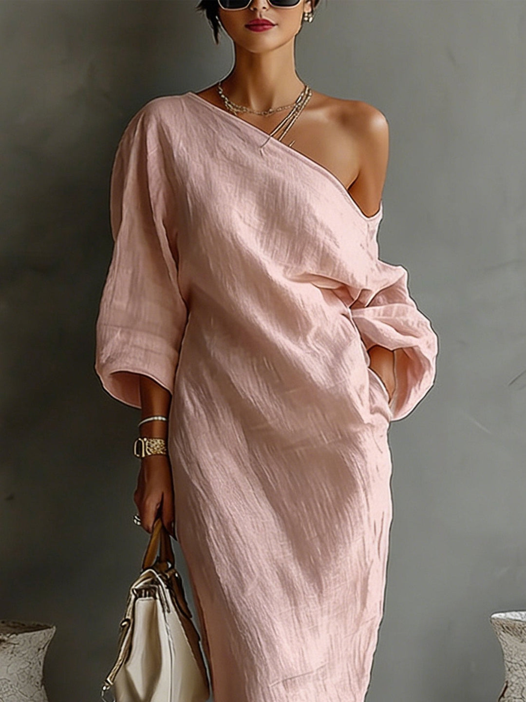 Maëlle | Balloon Sleeve Maxi Dress