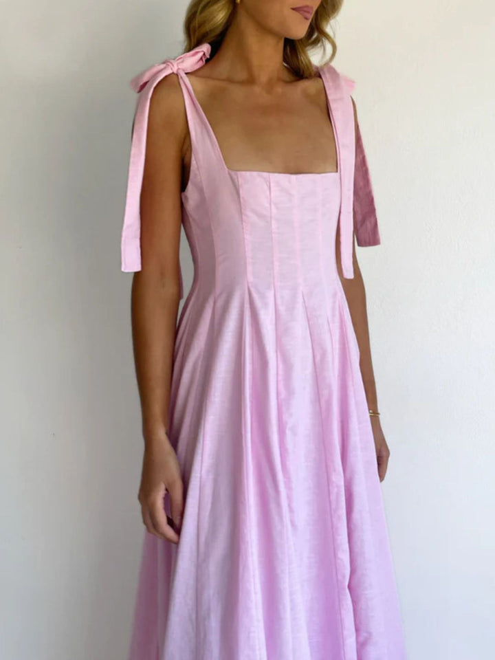 Charlotte | Gradient Tie Shoulder Maxi Dress