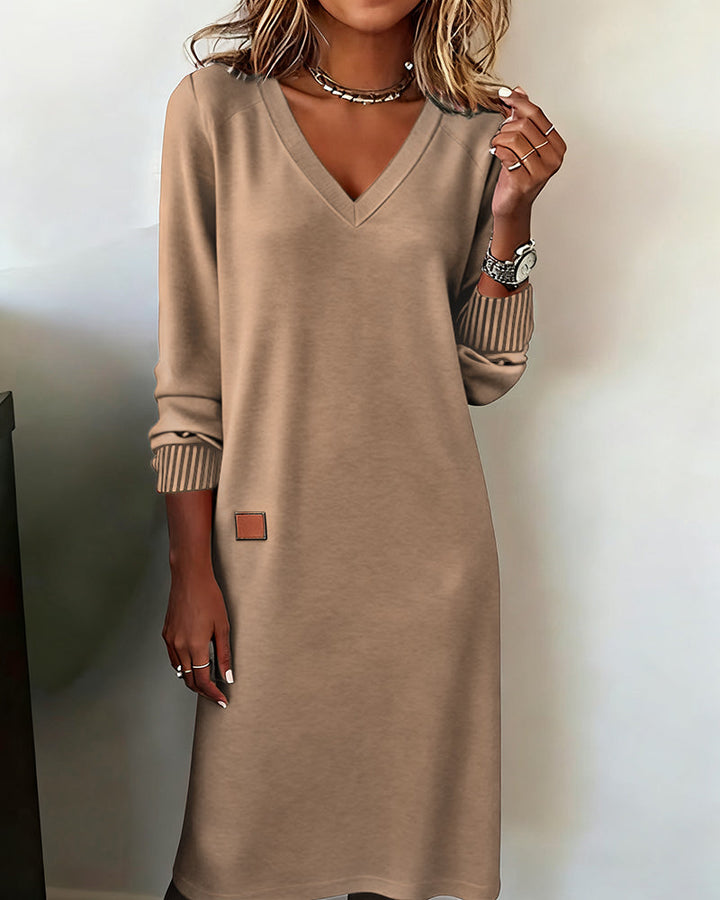 Sirella | V Neck Midi Dress