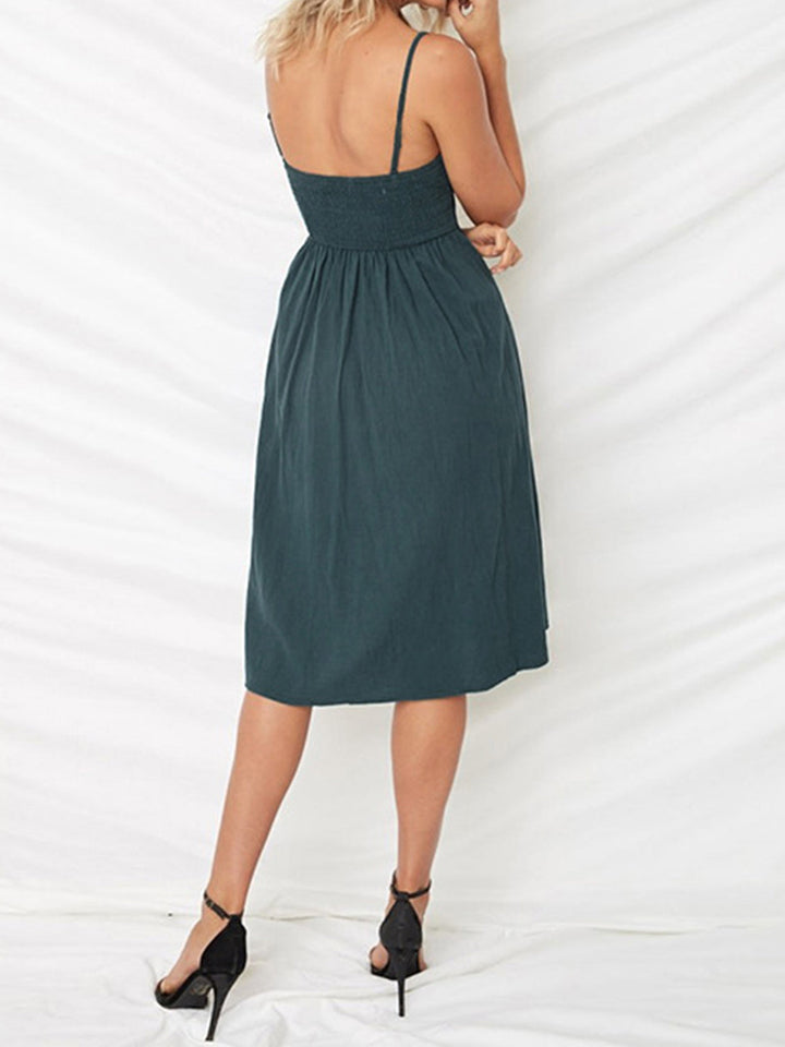 Mira | Sweetheart Cutout Midi Dress