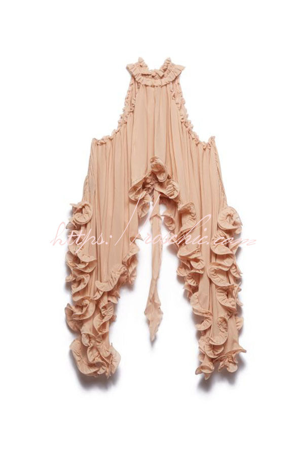 Althea | Chiffon Ruffle Top