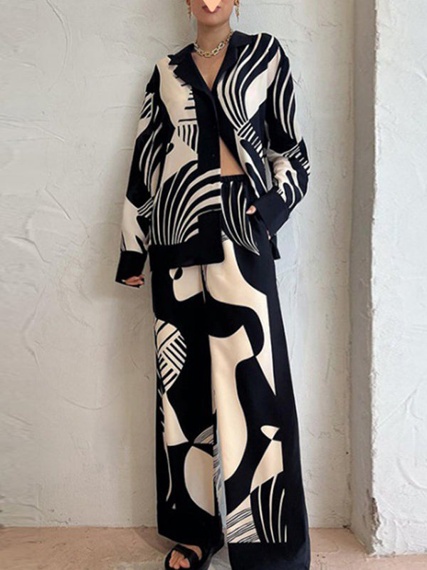 Elle | Printed Two-Piece Set