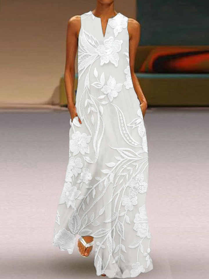 Elisea | Robe Maxi Imprimée