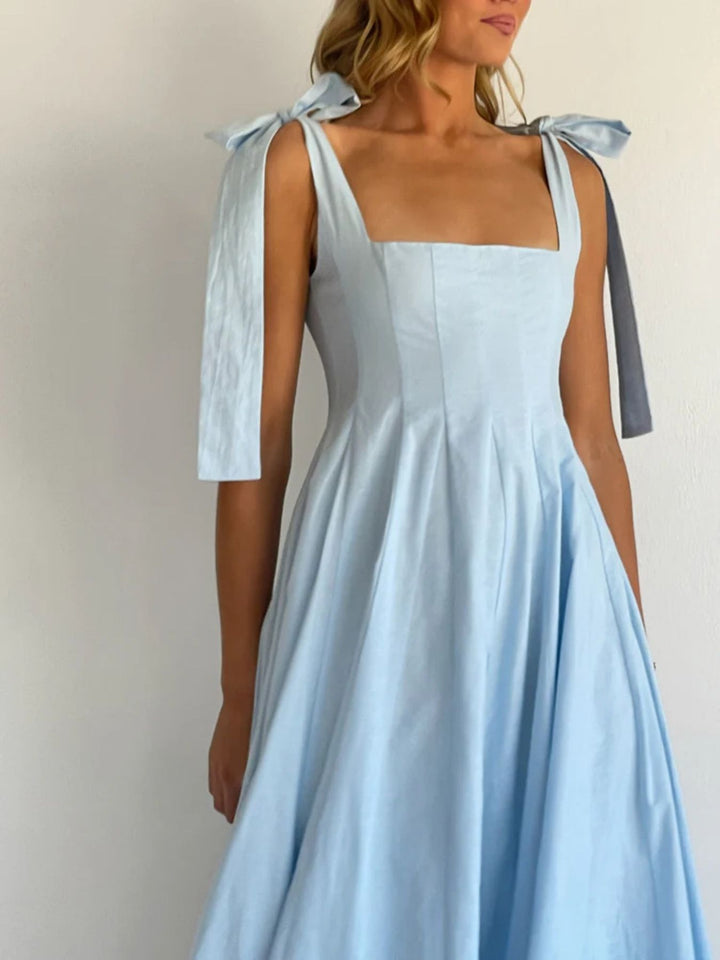 Charlotte | Gradient Tie Shoulder Maxi Dress