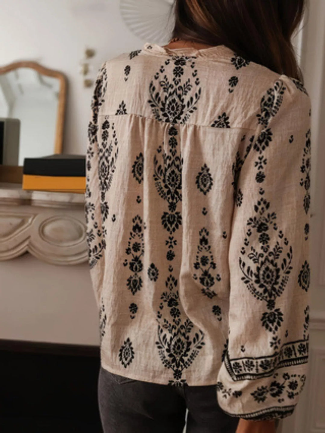 Althea | Vintage Print Blouse