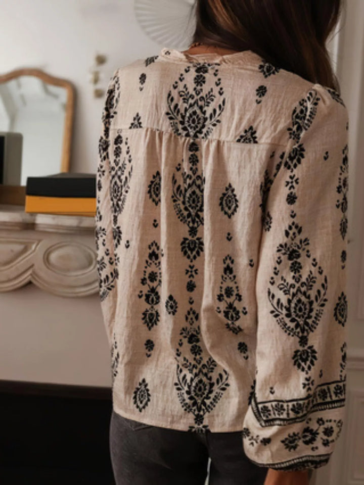 Althea | Vintage Print Blouse