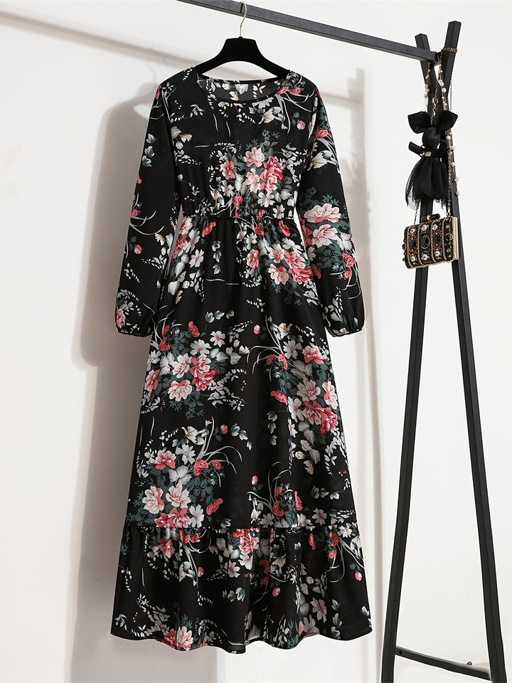 Lore | Floral A-Line Maxi Dress