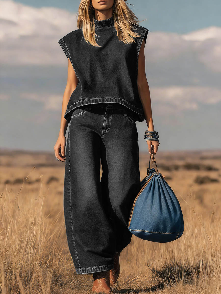 Elvara | Denim Co-Ord Set